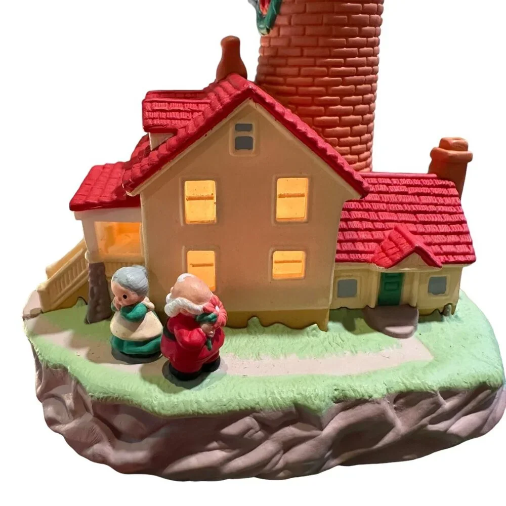 Hallmark Keepsake Ornament Lighthouse Lights Up Greetings 5th in Series 2001 - Picture 11 of 16